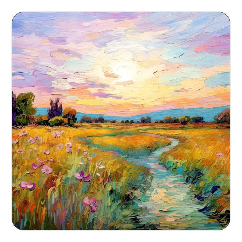 مگنت کاکتی طرح نقاشی رنگ روغن مدل mp70648