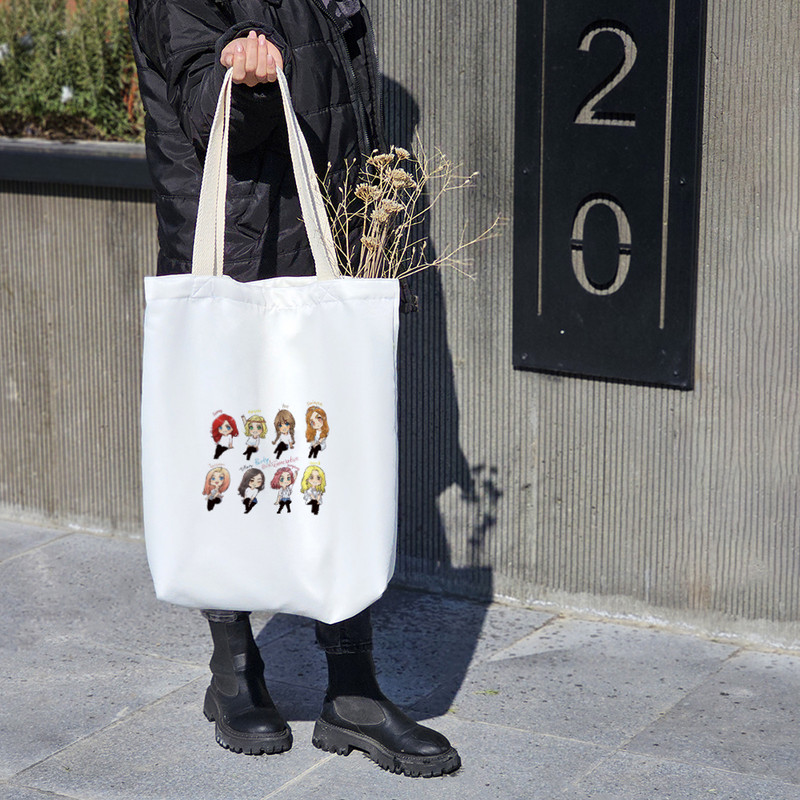 ساک خرید خندالو مدل گروه موسیقی Girls`Generation کد 2114