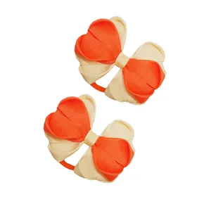 کش مو دخترانه طرح پایپون کد 170019 مجموعه 2 عددی