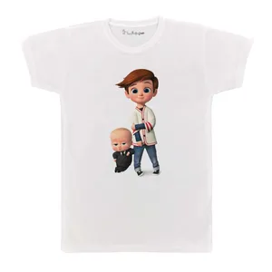 تی شرت بچگانه پرمانه طرح بچه رئیس کد pmt.4202