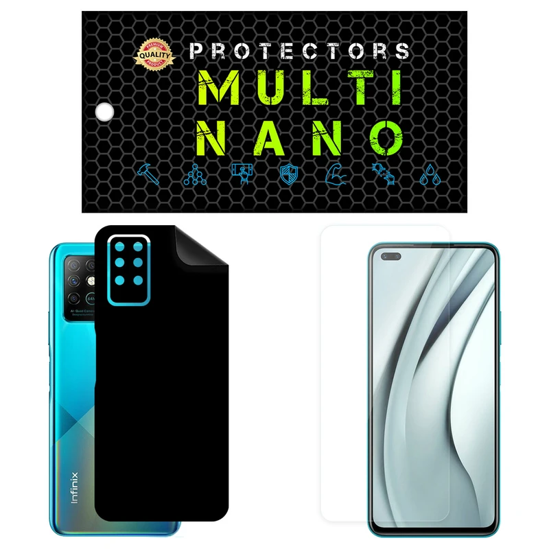 محافظ صفحه نمایش مولتی نانو مدل X-SFM مناسب برای گوشی موبایل اینفینیکس Note 8 به همراه برچسب پوششی