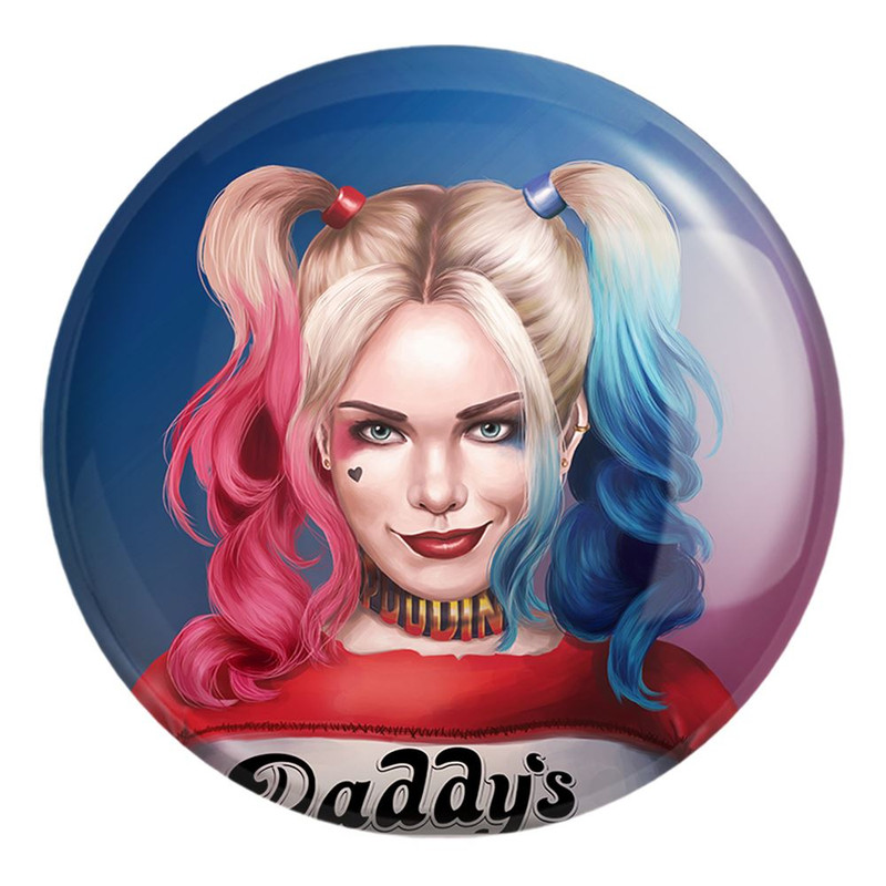 پیکسل خندالو طرح هارلی کویین Harley Quinn کد 3870 مدل بزرگ