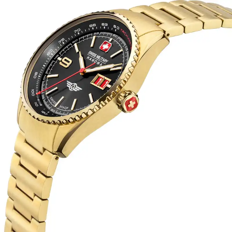ساعت مچی عقربه‌ای مردانه سوئیس میلیتاری هانوا مدل SMWGH2101010