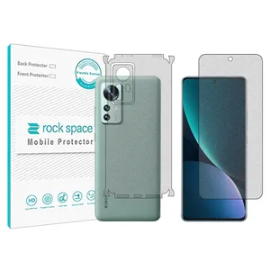 Matte Rockspace HyMTT screen protector suitable for Xiaomi 12Lite mobile phone along with the back protector