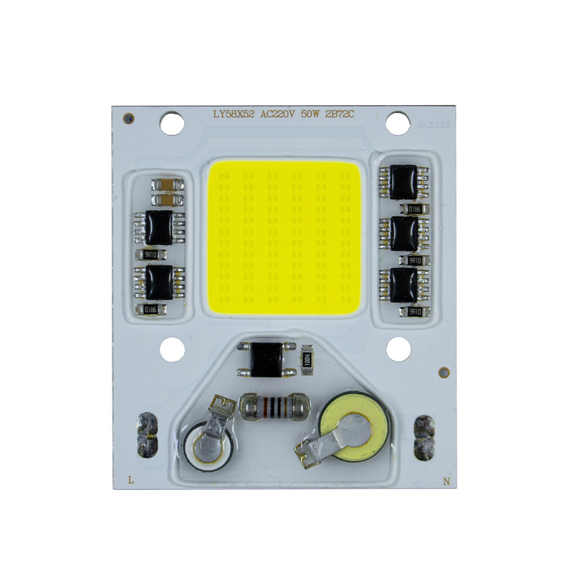 چیپ پرژکتور ال ای دی 50 وات مدل 2B72C بسته پنج عددی