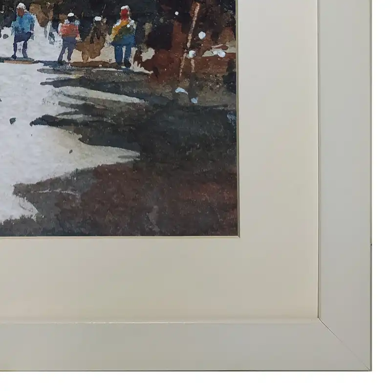 تابلو نقاشی آبرنگ طرح بازار کد 101