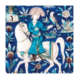 کاشی مدل لوحی طرح بزرگ زاده ایرانی کد ۱۶۹