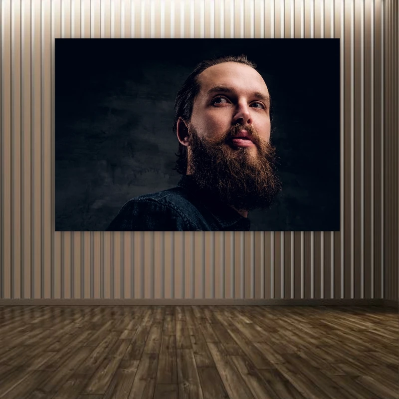 پوستر پارچه ای طرح آرایشگاه مردانه کد PP2486