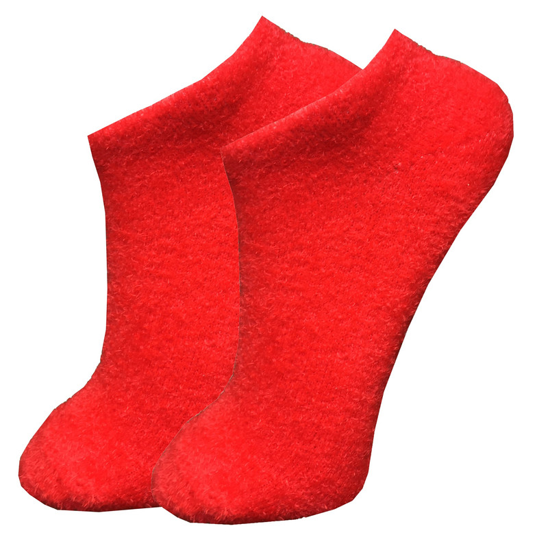 جوراب زنانه دکتر جوراب مدل بوکله استپ دار رنگ قرمز