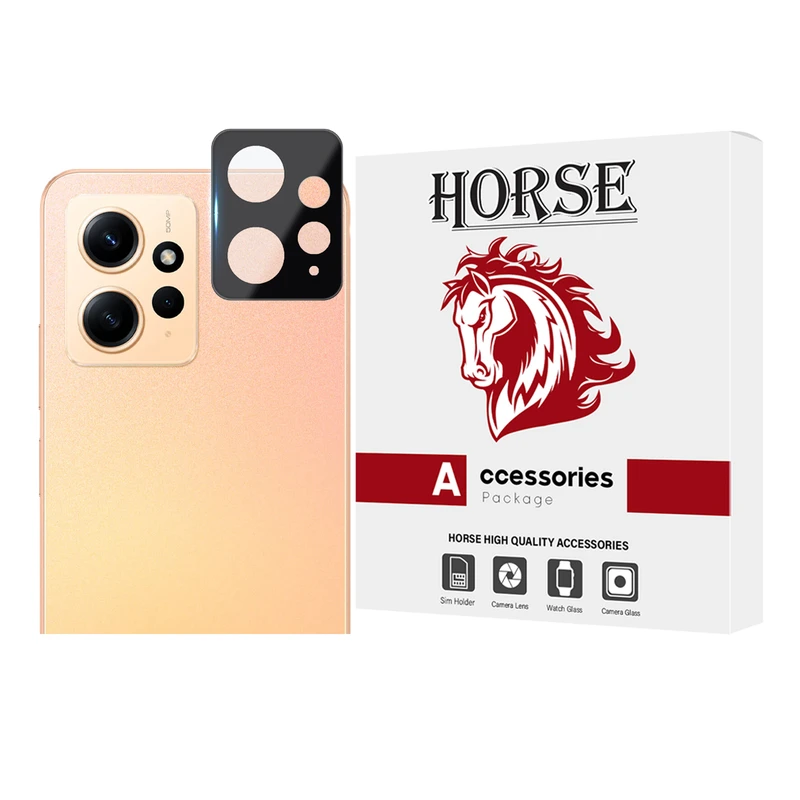 محافظ لنز دوربین هورس مدل FULLENSH مناسب برای گوشی موبایل شیائومی Redmi Note 12 4G