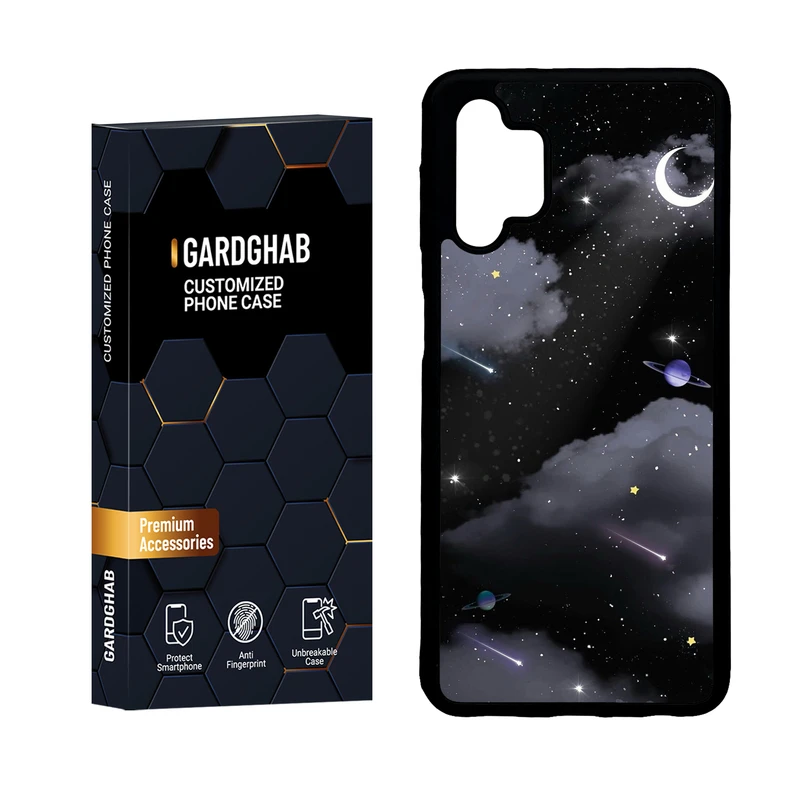 کاور گارد قاب مدل دور ژله ای هنری مناسب برای گوشی موبایل سامسونگ Galaxy A32 5G / M32 5G