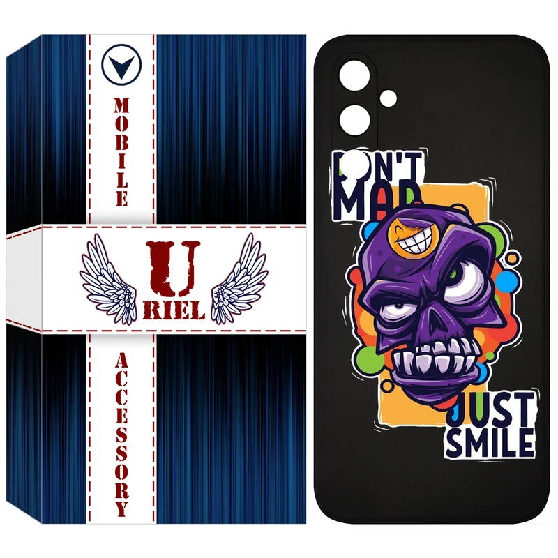 کاور یوریل مدل KSH کد 33 طرح Smile مناسب برای گوشی موبایل سامسونگ Galaxy A34
