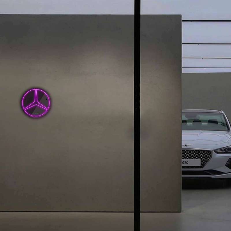 چراغ دیواری نئون دیزاین طرح Benz-BL_PR