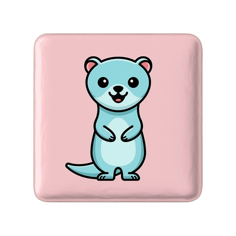 مگنت خندالو مدل حیوانات بامزه قاقم کد 28212