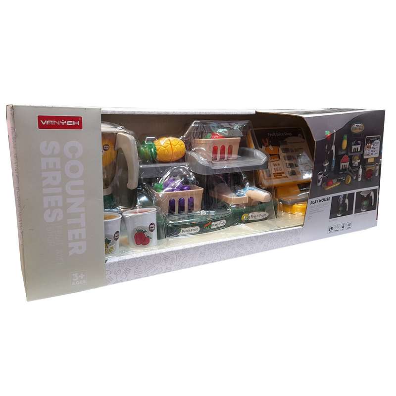 اسباب بازی صندوق فروشگاهی وانیه مدل آبمیوه فروشی