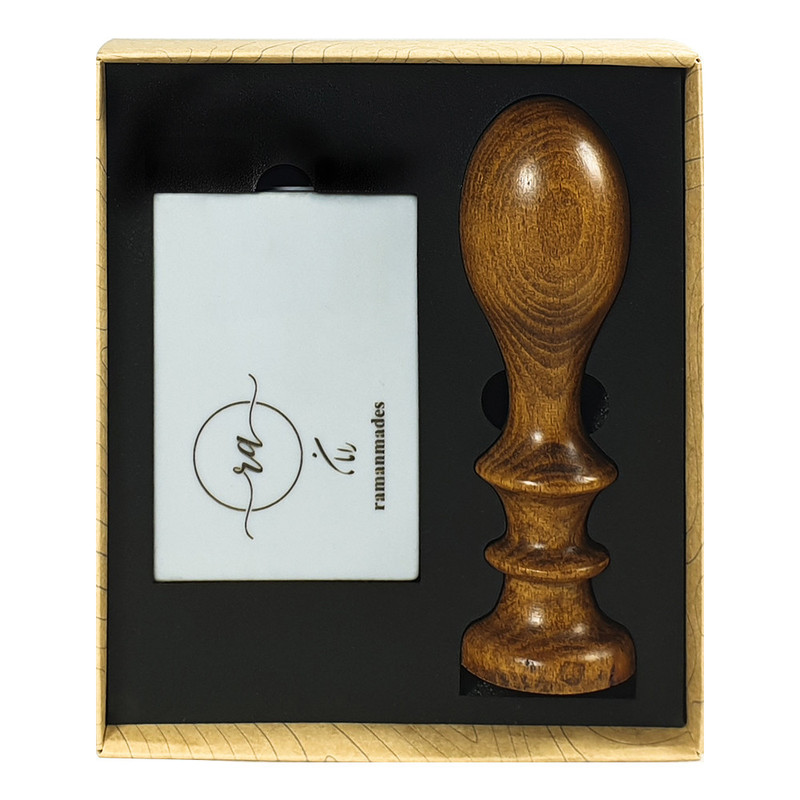 مهر رامان مدل برگ طرح غزاله به همراه استامپ مهر رامان مدل برگ طرح غزاله به همراه استامپ