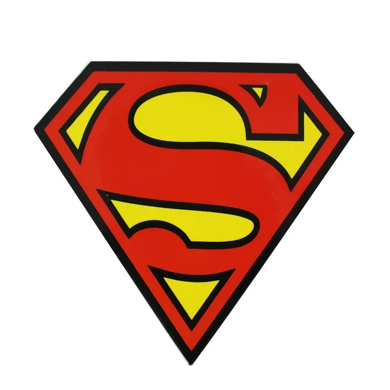 استیکر پارچه و لباس کارانس مدل سوپرمن کد AST-23 بسته 4 عددی