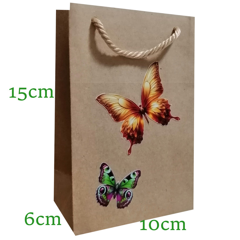 پاکت هدیه مدل پروانه و جشن مجموعه 6 عددی