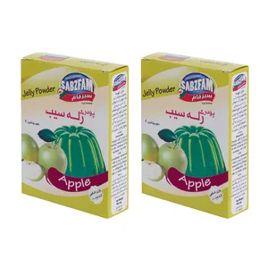 پودر ژله سیب سبزفام - 100 گرم بسته 2 عددی