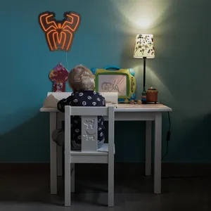 چراغ دیواری نئون دیزاین مدل Spider-BL_ORG