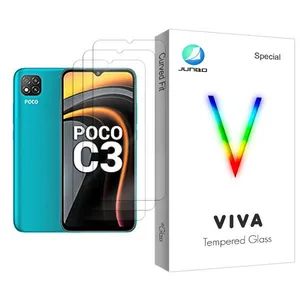 Junbo Viva Glass MIX003 Screen Protector For Xiaomi Poco C3 Pack Of 3