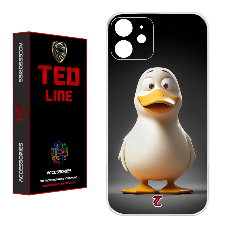 کاور تد لاین طرح اردک کد 1124 مناسب برای گوشی موبایل اپل Iphone 12  