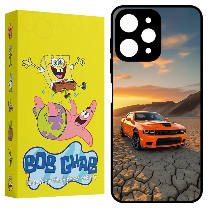 کاور باب قاب طرح ماشین مدل BCPR12 مناسب برای گوشی موبایل شیائومی Redmi 12 4G / Redmi 12 5G / Poco M6 Pro 5G