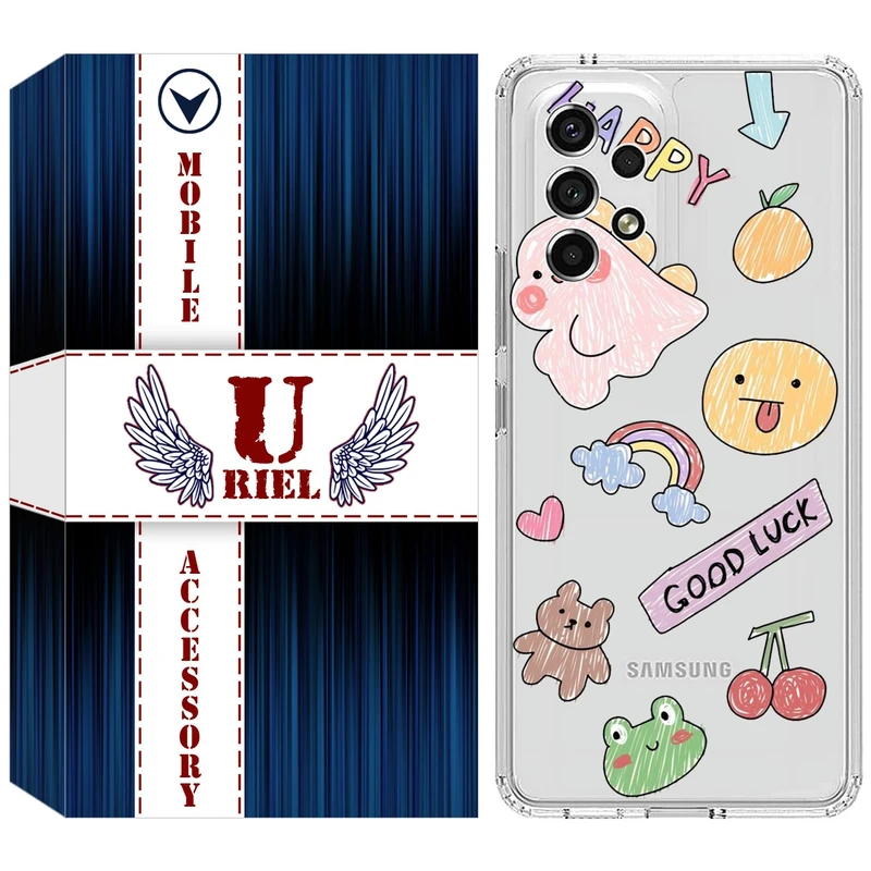 کاور یوریل مدل Clear کد 10 طرح نقاشی مناسب برای گوشی موبایل سامسونگ Galaxy A72