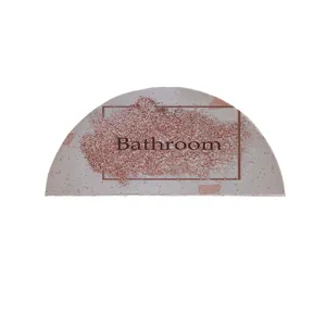 پادری مدل نیم دایره طرح حمام کد 8500 سایز 90×45 سانتی متر