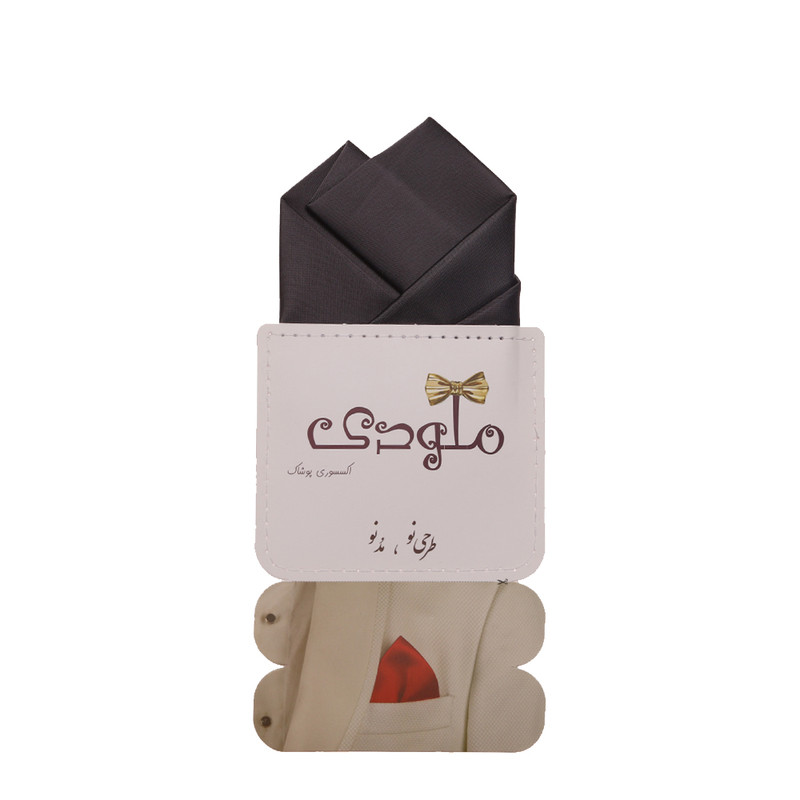 دستمال جیب مردانه ملودی مدل PS5108MSODgry