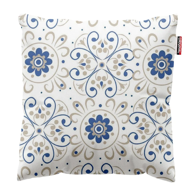 کوسن پاد آفرین طرح گل کد 3899 سایز 30*30 سانتی متر