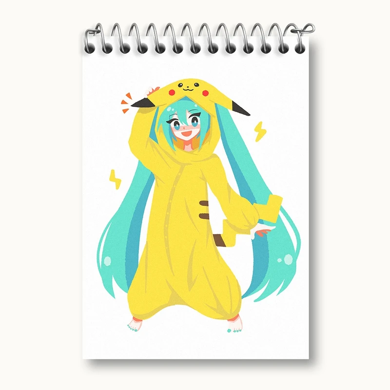 دفتر یادداشت 50 برگ خندالو مدل بازی پوکمون (pokemon) کد 32735