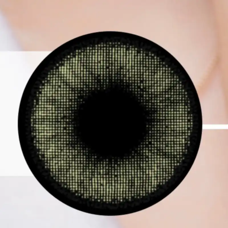 لنز چشم رویال ویژن کد 364 رنگ سبز زیتونی روشن دور دار