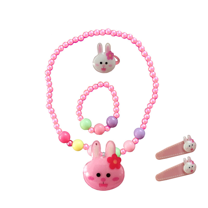 نیم ست دخترانه مدل خرگوش کد pnk-2