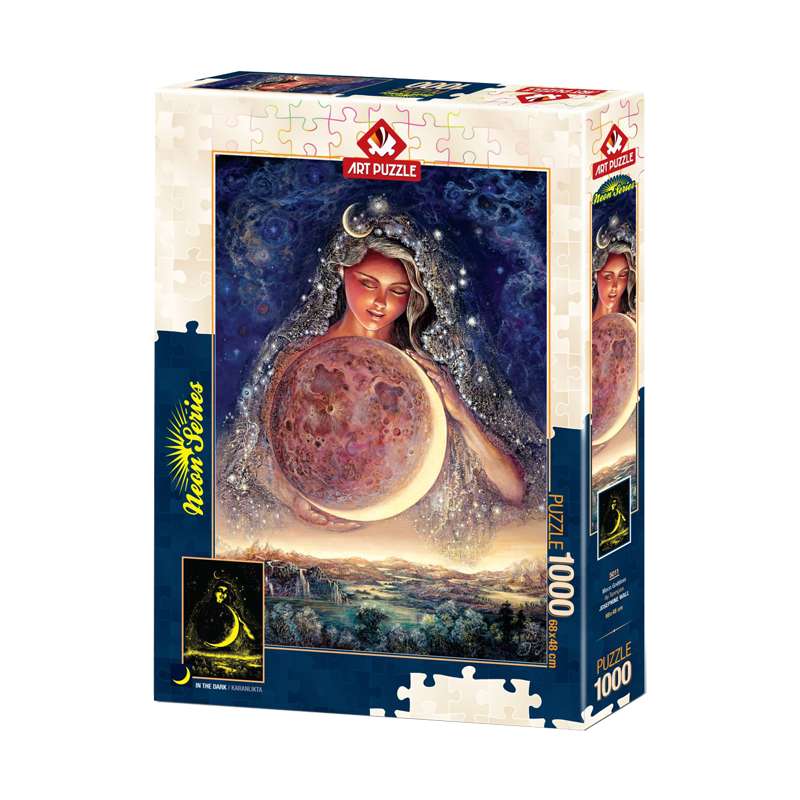 پازل 1000 تکه آرت پازل شبرنگ مدل Moon Goddess كد 5011