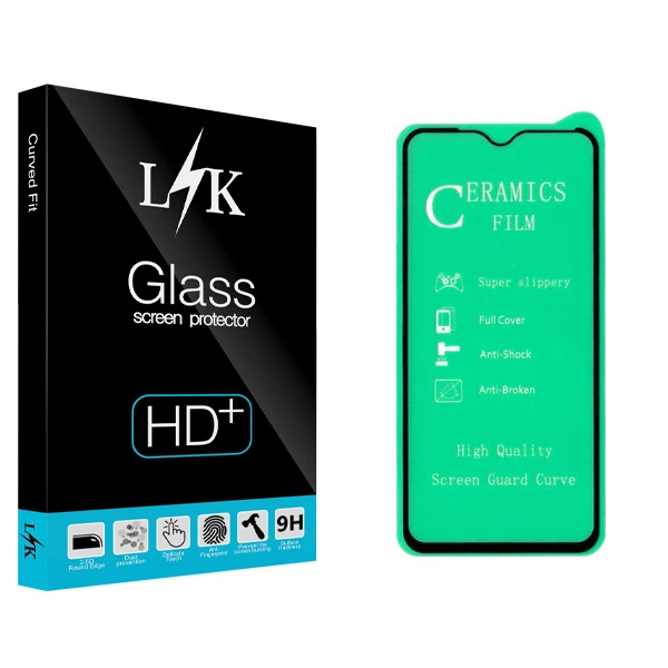 محافظ صفحه نمایش سرامیکی ال کی مدل Hard glass مناسب برای گوشی موبایل شیائومی Redmi Note 8