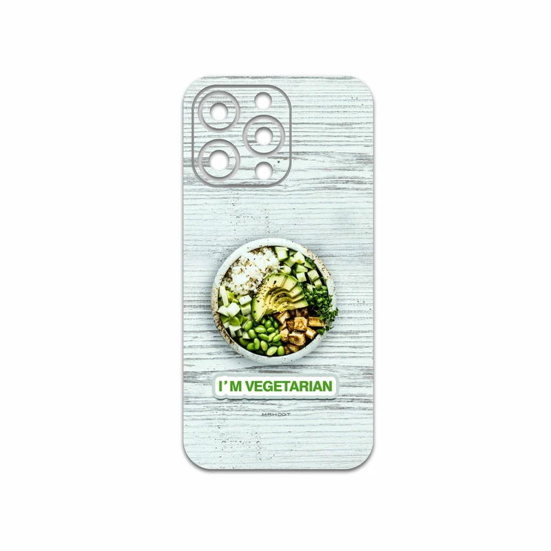 برچسب پوششی ماهوت مدل I'm-vegetarian مناسب برای گوشی موبایل اپل iphone 13 Pro