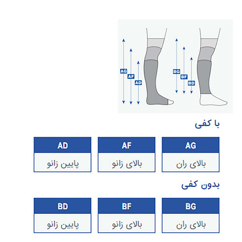 جوراب واریس نوید کد 135 AF