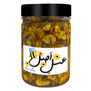 عسل طبیعی با مغز گردو - 600 گرم
