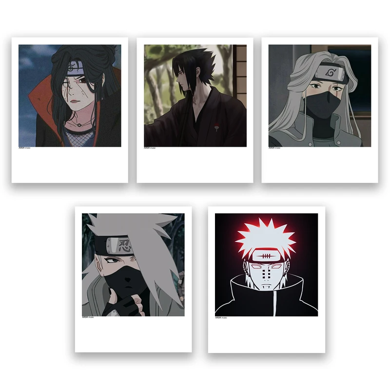 آویز تزیینی عرش مدل فانتزی انیمه ناروتو Naruto کد Asa440 مجموعه پنچ عددی 