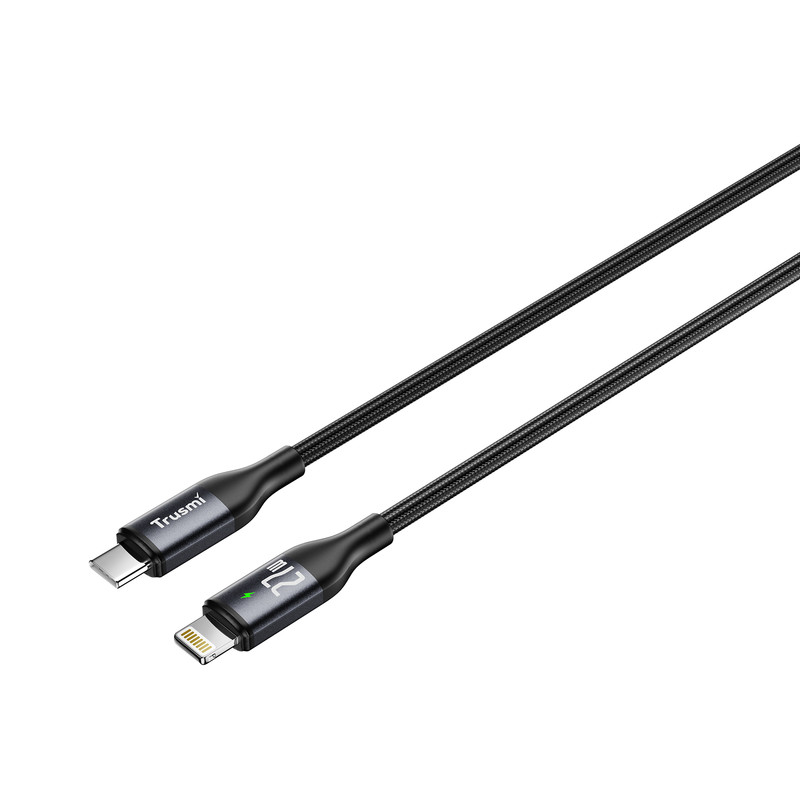 کابل تبدیل usb-C به لایتنینگ تراسمی مدل CA12-03 طول 1 متر