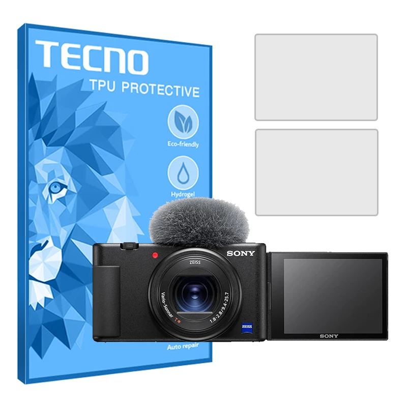 محافظ صفحه نمایش دوربین شفاف تکنو مدل HyGEL مناسب برای دوربین دیجیتال سونی ZV-1 بسته دو عددی