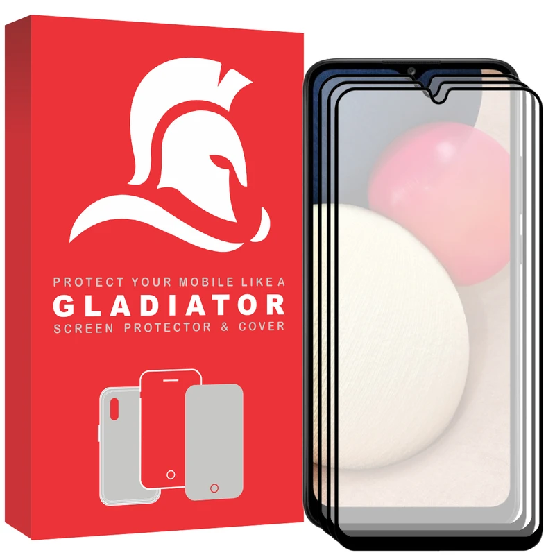 محافظ صفحه نمایش گلادیاتور مدل GPS3000 مناسب برای گوشی موبایل سامسونگ Galaxy A02s بسته سه عددی