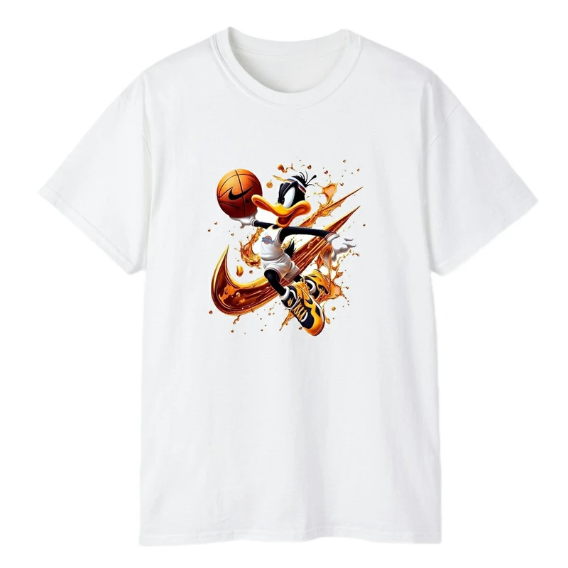 تی شرت آستین کوتاه مردانه مدل اردک بسکتبالیست کد 024