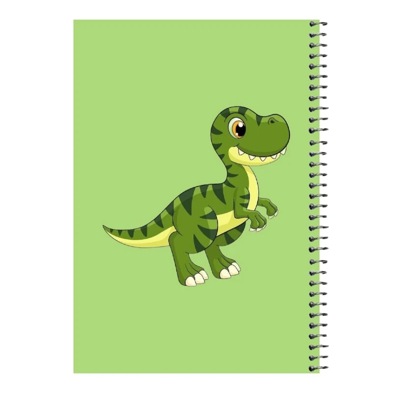دفتر مشق 80 برگ اس جی مدل دایناسور   