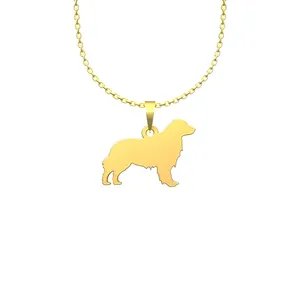 گردنبند طلا 18 عیار زنانه مدوپد مدل سگ کد J2-1-1102