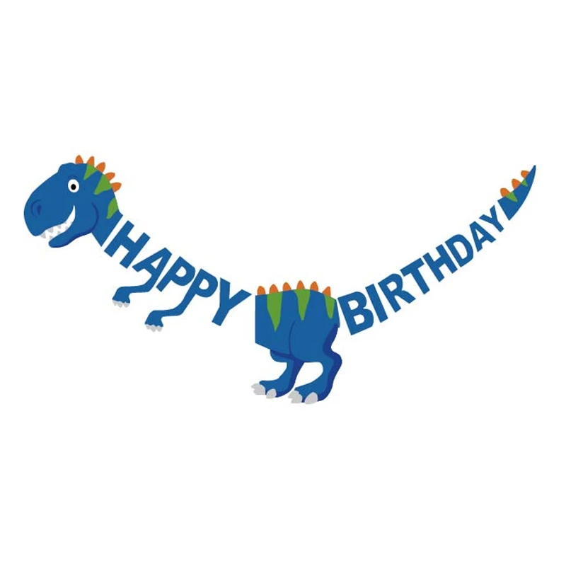 ریسه تولد مدل تولد مبارک طرح دایناسور کد 24