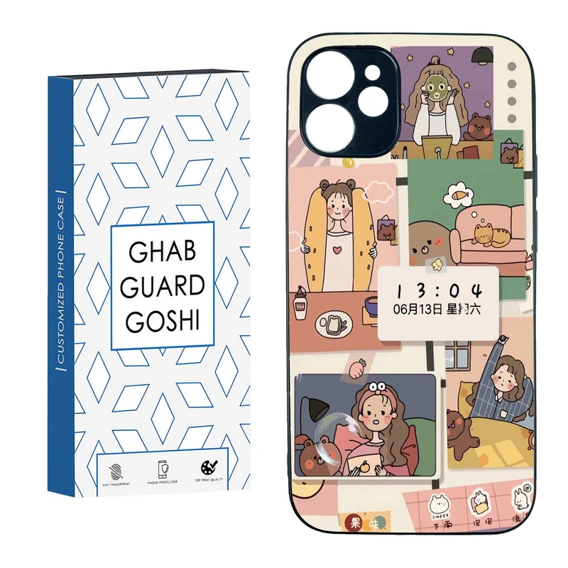 کاور قاب گارد گوشی طرح  عروسکی کد TPU-040 مناسب برای گوشی موبایل اپل IPHONE 12 MINI