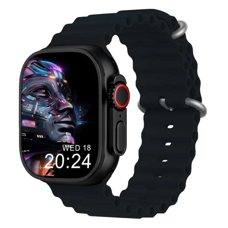 ساعت هوشمند 49 میلی متری میکروویر مدل W69-Watch Ultra بند سیلیکونی ساعت هوشمند 49 میلی متری میکروویر مدل W69-Watch Ultra بند سیلیکونی