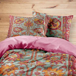 سرویس روتختی مدوپد طرح قالیچه بیجار افشان صفویه مدل C-bijar-M08 یک نفره 4 تکه